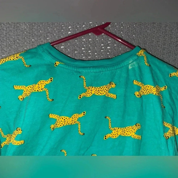 Hanna Andersson Adventures of Summer Animal Print T Shirt Dress 14-16 Kids - Picture 11 of 15